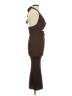 Akira 100% Polyester Solid Brown Cocktail Dress Size M - photo 4
