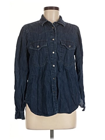 Gap Long Sleeve Button-Down Shirt (view 1)