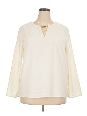 Ann Taylor Long Sleeve Blouse (view 1)