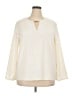Ann Taylor 100% Polyester Ivory Long Sleeve Blouse Size XXL - photo 1