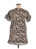Hayden 100% Polyester Tan Short Sleeve Top Size XL - photo 2