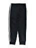 Adidas 100% Polyester Black Track Pants Size 6 - photo 2
