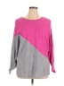 Vince Camuto Color Block Pink Pullover Sweater Size XL - photo 1