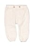 Rabbit Bear 100% Cotton Solid Ivory Casual Pants Size 0-3 mo - photo 1
