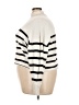 J.Crew 100% Cotton Stripes Ivory Turtleneck Sweater Size 2X - photo 5