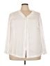 Alfani 100% Polyester Ivory 3/4 Sleeve Blouse Size 2X - photo 1