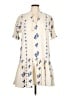 Oliphant 100% Cotton Ivory Casual Dress Size L - photo 1