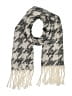 Steve Madden 100% Polyester Houndstooth Ivory Scarf One size - photo 1