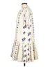 Oliphant 100% Cotton Ivory Casual Dress Size L - photo 5