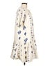 Oliphant 100% Cotton Ivory Casual Dress Size L - photo 4