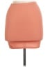 Missguided Solid Orange Casual Skirt Size 6 - photo 1