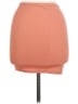 Missguided Solid Orange Casual Skirt Size 6 - photo 2
