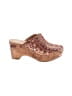 Five Worlds Paisley Brown Mule/Clog Size 7 - photo 1