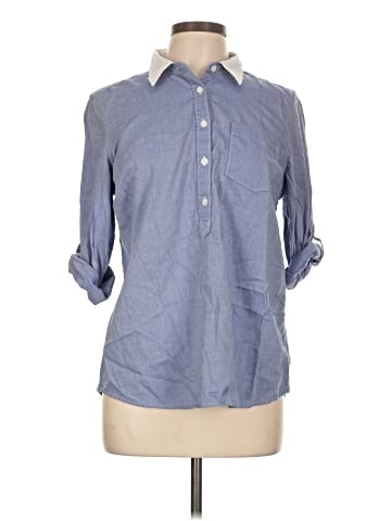 Tommy Hilfiger 3/4 Sleeve Button-Down Shirt (view 1)