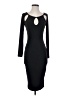 Venus Solid Black Cocktail Dress Size XS - photo 1
