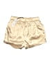 Tic : Toc Metallic Gold Khaki Shorts Size L - photo 2