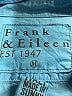 Frank & Eileen 100% Cotton Color Block Blue Long Sleeve Blouse Size M - photo 7
