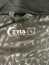 Zyia Active 100% Polyester Metallic Black Windbreaker Size L - photo 6