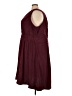 BLOOMCHIC 100% Polyester Solid Burgundy Casual Dress Size 28 - photo 5