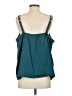 Lands' End 100% Polyester Teal Sleeveless Top Size L - photo 2