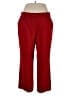 Kasper Solid Red Casual Pants Size XL - photo 1