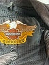 Harley Davidson 100% Nylon Solid Black Jacket Size 16 - photo 6