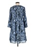 Ninety 100% Polyester Paisley Blue Casual Dress Size M - photo 2