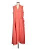 Anne Klein 100% Polyester Polka Dots Orange Casual Dress Size L - photo 1