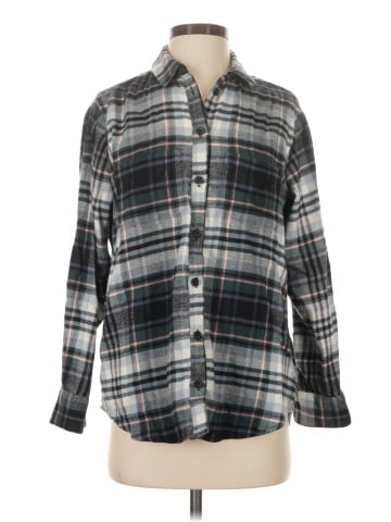 Madewell Flannel Sunday Shirt in Cronston Plaid (view 1)