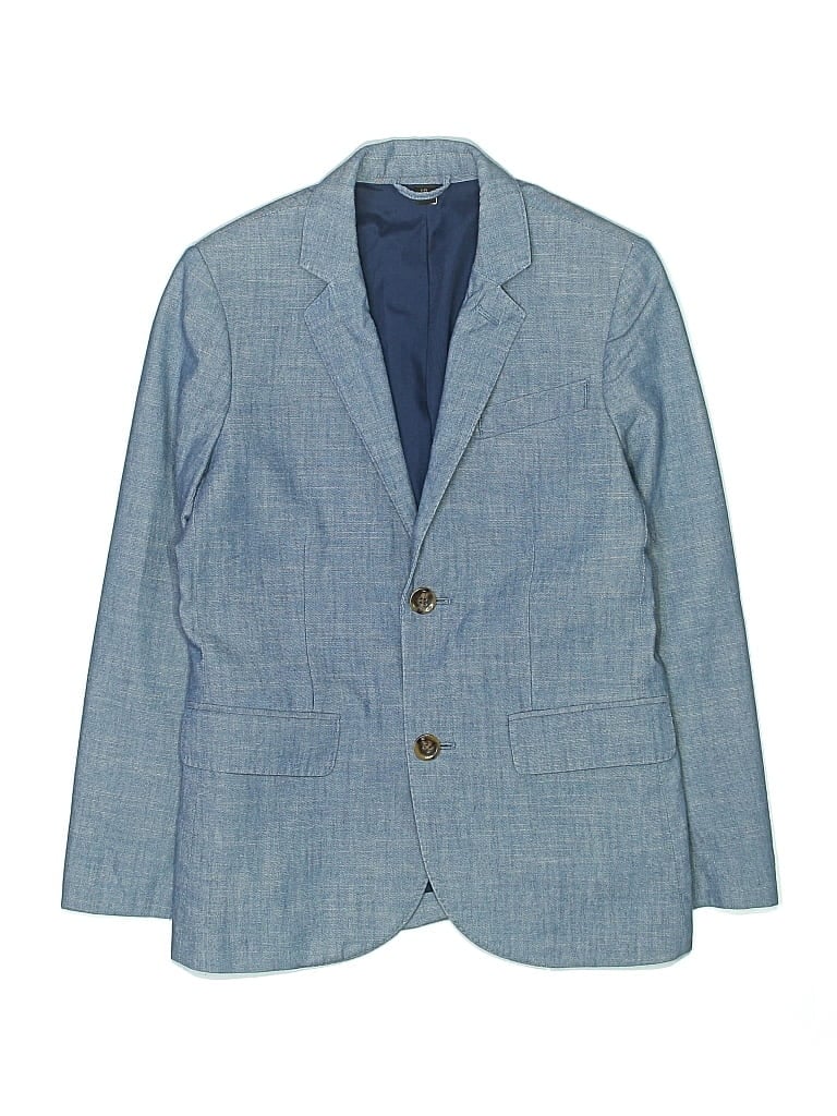 Pre-owned Crewcuts Kids' Blazer Jacket In Blue