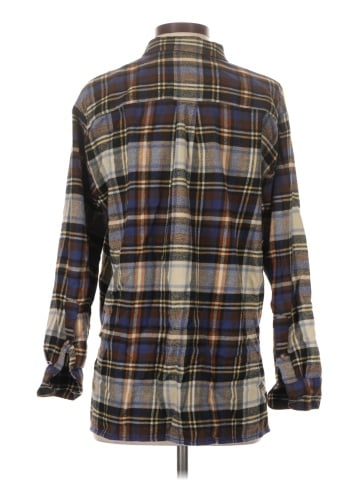 Madewell Flannel Oversized Ex-Boyfriend Shirt in Fuller Plaid (view 2)