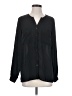 Mossimo 100% Polyester Black Long Sleeve Blouse Size S - photo 1