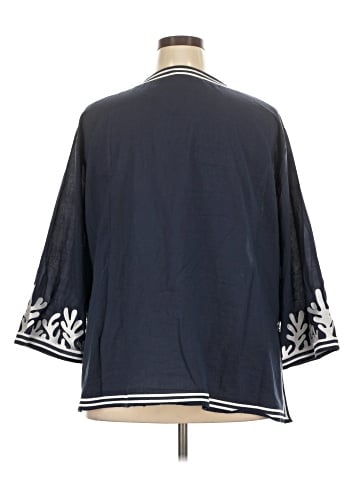 Gretchen Scott Designs 3/4 Sleeve Blouse (view 2)