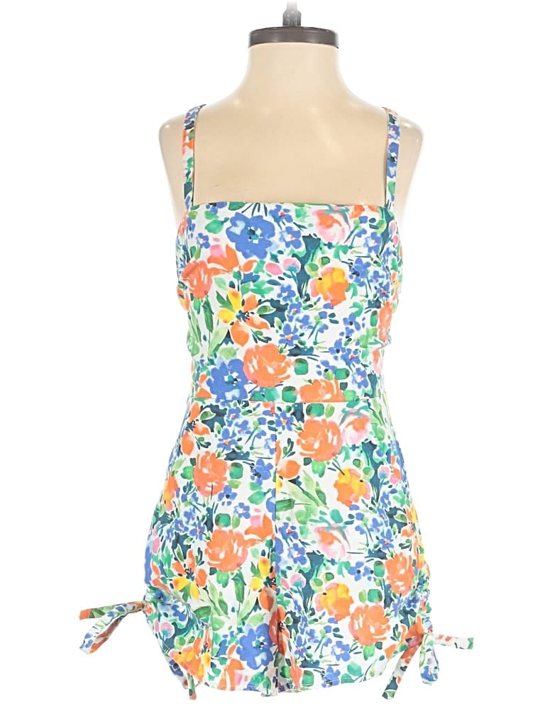 Pre-owned Privacy Please Romper In Blue