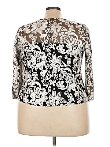 Alex Evenings 3/4 Sleeve Blouse (view 2)