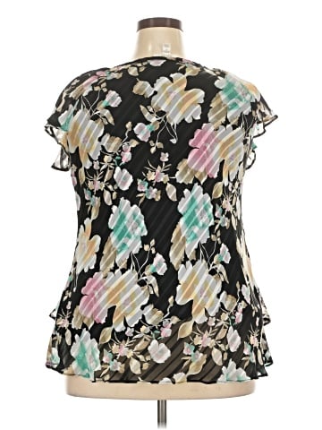 DressBarn Short Sleeve Blouse (view 2)