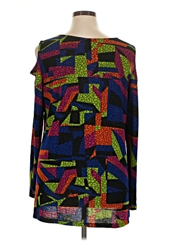 Attitudes by Renee Long Sleeve Blouse (view 2)