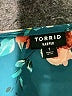 Torrid 100% Polyester Floral Teal Short Sleeve Blouse Size 1X Plus (1) - photo 7