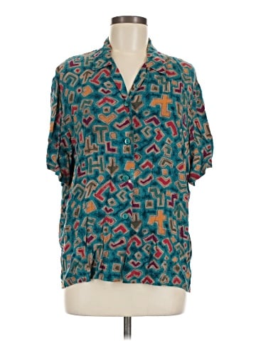 Sag Harbor Short Sleeve Blouse (view 1)