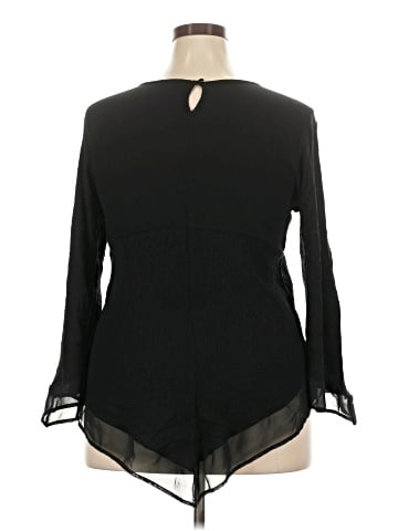 Roz & Ali Long Sleeve Blouse (view 2)