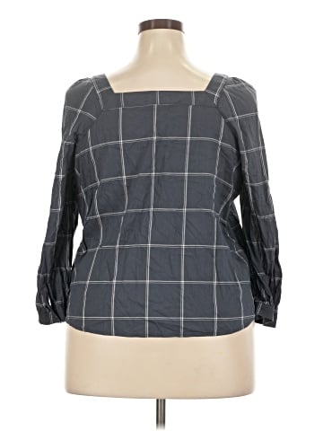 a.n.a. A New Approach 3/4 Sleeve Blouse (view 2)