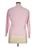 Kim Rogers 100% Cotton Pink Pullover Sweater Size XL (petite) - photo 2