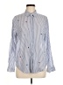 Rails Stripes Blue Long Sleeve Button-Down Shirt Size M - photo 1