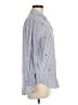 Rails Stripes Blue Long Sleeve Button-Down Shirt Size M - photo 4