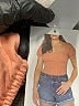 Celebrity Pink Orange Bodysuit Size XS - photo 4