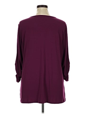 Susan Graver 3/4 Sleeve Blouse (view 2)