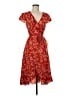 Shein 100% Polyester Red Casual Dress Size M - photo 1