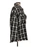 Aqua 100% Polyester Plaid Black Jacket Size L - photo 4
