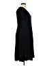 Catherines Solid Black Casual Dress Size 0X - photo 4