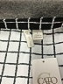 Cato 100% Polyester Silver 3/4 Sleeve Blouse Size L - photo 7